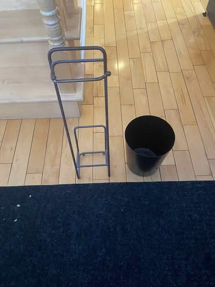 Photo of free lamp. Waste can toilet roll holder (Rockland on) #2
