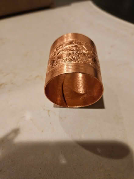 Photo of free 4 copper napkin rings (Shrewsbury) #1