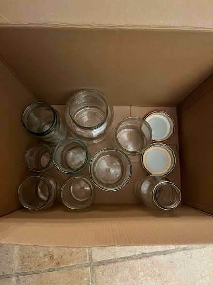 Photo of free Glass jars various aizes (Allentown) #1