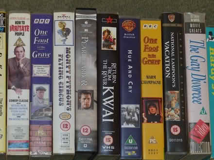 Photo of free 20 old video tapes (North Lowestoft) #2