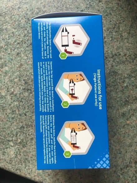 Photo of free EasyChamber device for inhalers (Little Shelford) #4