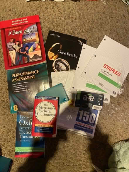 Photo of free School supplies + workbooks (Hayward) #1
