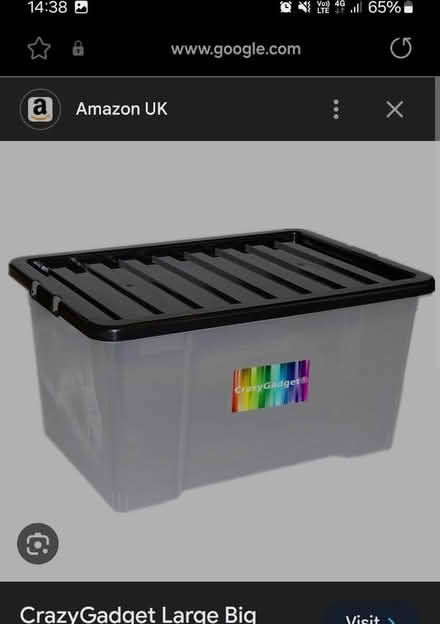 Photo of Large plastic box with lid (Aylesbury HP19) #1