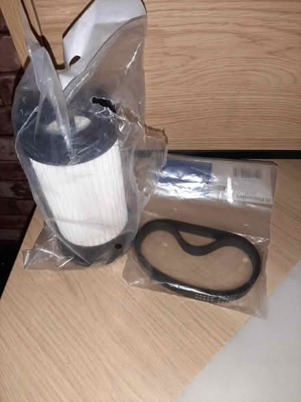 Photo of free Electrolux filter and drive belts (Birds Marsh View, SN15) #1