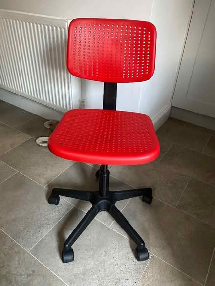 Photo of free Red IKEA swivel desk chair (Hoylake CH47) #1