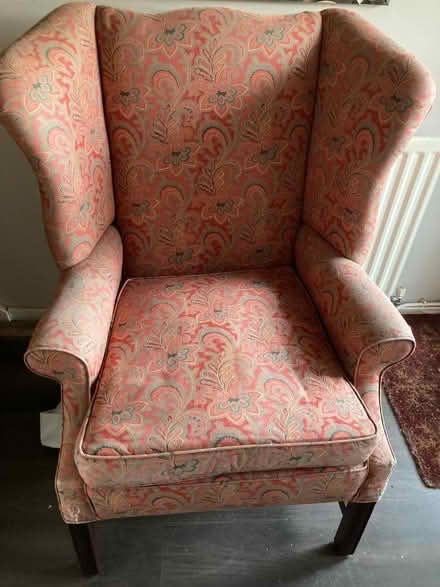 Photo of free Comfy wing-back chair (Emscote CV34) #3