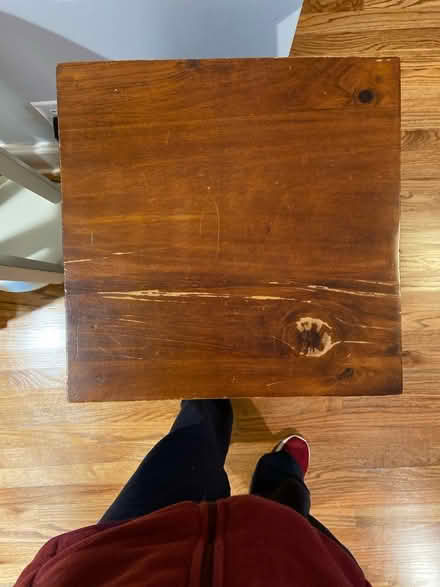 Photo of free Pyramid shaped wood end table (North Decatur) #2