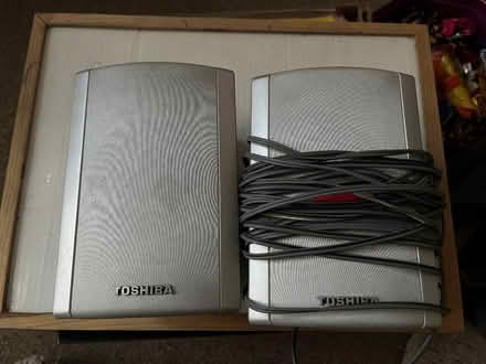 Photo of free Pair of Toshiba speakers (Twerton) #2