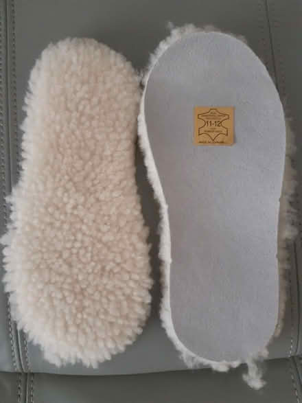 Photo of free New unused sheepskin lining for shoes, infant size 11-12 (Newport Pagnell MK16) #1
