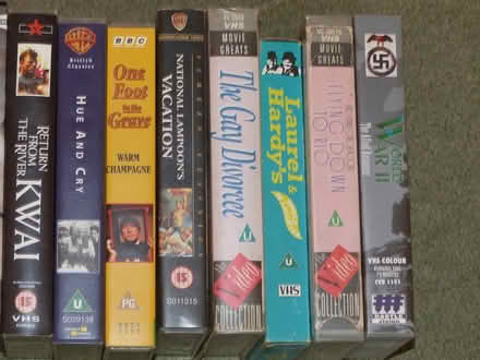 Photo of free 20 old video tapes (North Lowestoft) #3