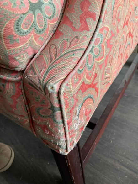 Photo of free Comfy wing-back chair (Emscote CV34) #1