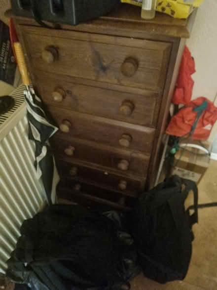 Photo of free Solid wood 3 drawers unit (N8 hornsey) #2