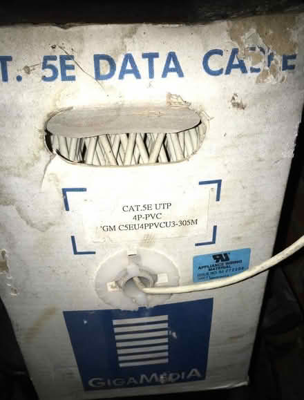 Photo of free Data Cable CAT 5E (Heath End GU11) #1