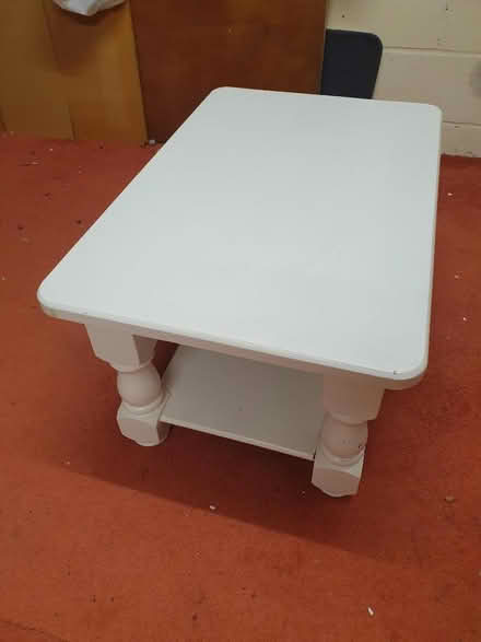 Photo of free Painted White Solid Pine Coffee Table (Shenley Lodge MK5) #2