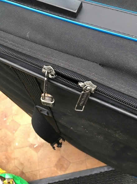 Photo of free black canvas suitcase (near leigh sinton road) #1