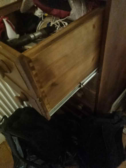 Photo of free Solid wood 3 drawers unit (N8 hornsey) #1