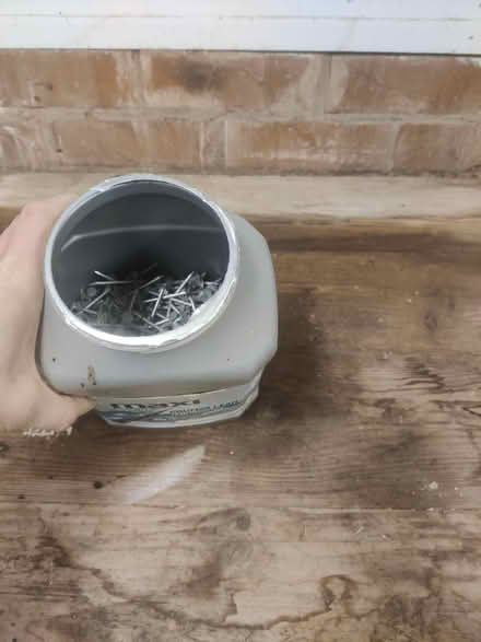 Photo of free Half a tub of 1.5" nails (Ramsbottom) #2