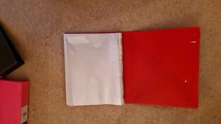 Photo of free 3 Ring binders and document sleeves (Warwick) #1