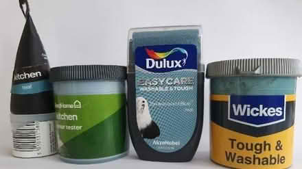 Photo of free Blue Paint Match Pots (GU2 Stoughton) #1