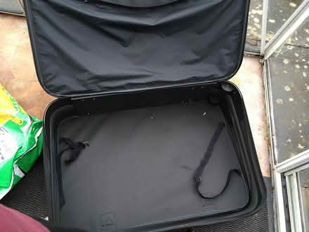 Photo of free black canvas suitcase (near leigh sinton road) #4
