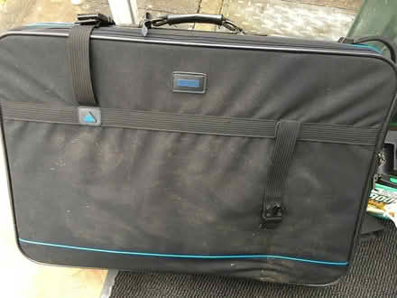 Photo of free black canvas suitcase (near leigh sinton road) #2