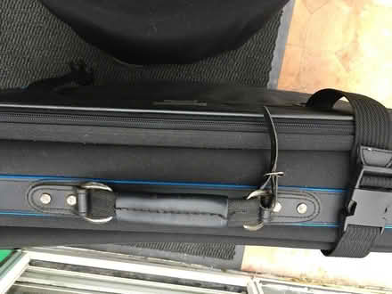 Photo of free black canvas suitcase (near leigh sinton road) #3