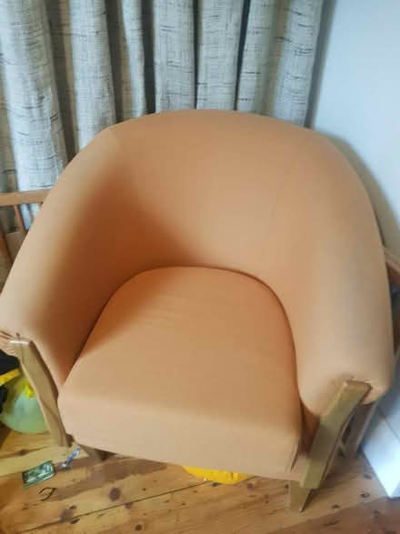 Photo of free 2 orange arm chairz (BH1) #2
