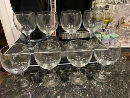 Photo of free 10 small wine glasses (Ashton OL6) #1