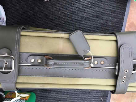 Photo of free green canvas suitcase (near leigh sinton road) #3