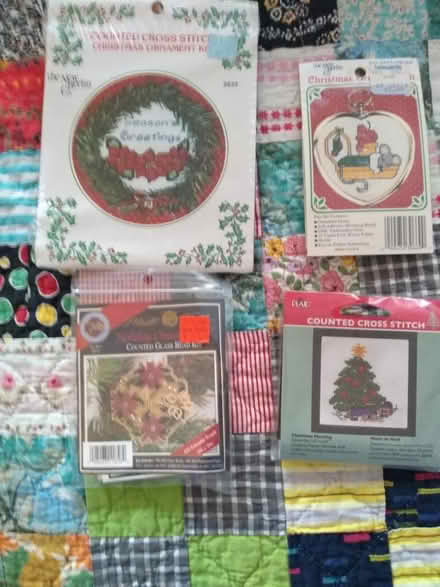 Photo of free Easy Counted X-stitch Ornament Kits (Pawtucketville / Lowell) #2