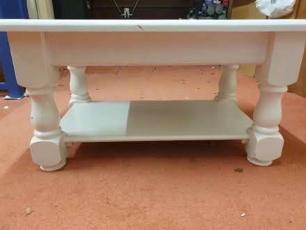 Photo of free Painted White Solid Pine Coffee Table (Shenley Lodge MK5) #1