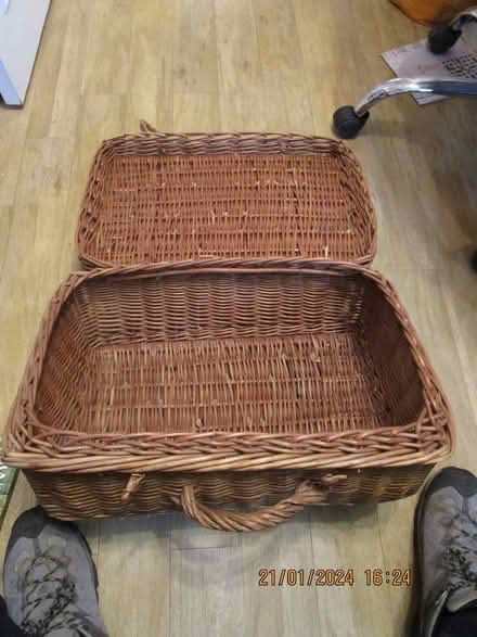 Photo of free Wicker hamper (Old Basing RG24) #1
