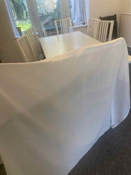 Photo of free 6 x sheer white fabric (M25) #1