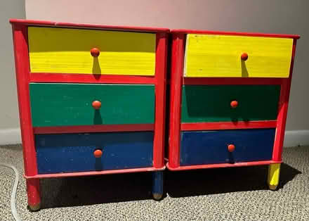 Photo of free Two kids’ crayon-style side tables (Adams Morgan) #2