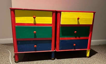 Photo of free Two kids’ crayon-style side tables (Adams Morgan) #1