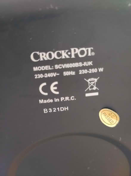 Photo of free Crockpot Slow cooker base only (Cambridge, CB5) #1