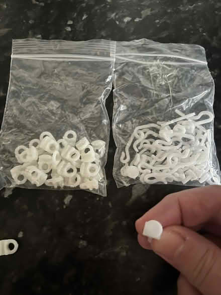 Photo of free Shower curtain gliders (NR3) #3