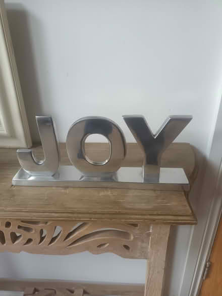 Photo of free Silver JOY sign (Cardiff CF14) #1
