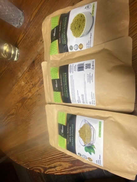 Photo of free 3 pkt s of hair colour 2 indigo oine henna to mix .. (Great Strickland CA10) #1
