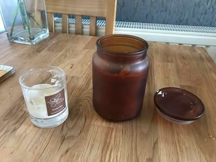 Photo of free Candle glass jar (Bryson Road) #1