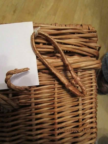 Photo of free Wicker hamper (Old Basing RG24) #2