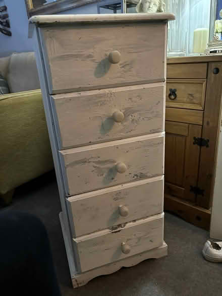 Photo of free 5 drawer solid pine unit (BS21 clevedon) #1