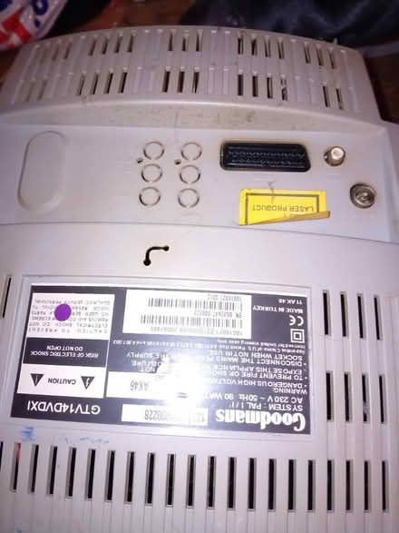 Photo of free Small Analogue TV with DVD player (Leadenhall MK6) #1