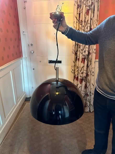 Photo of free Black and gold ceiling light (Sevenoaks TN13) #1