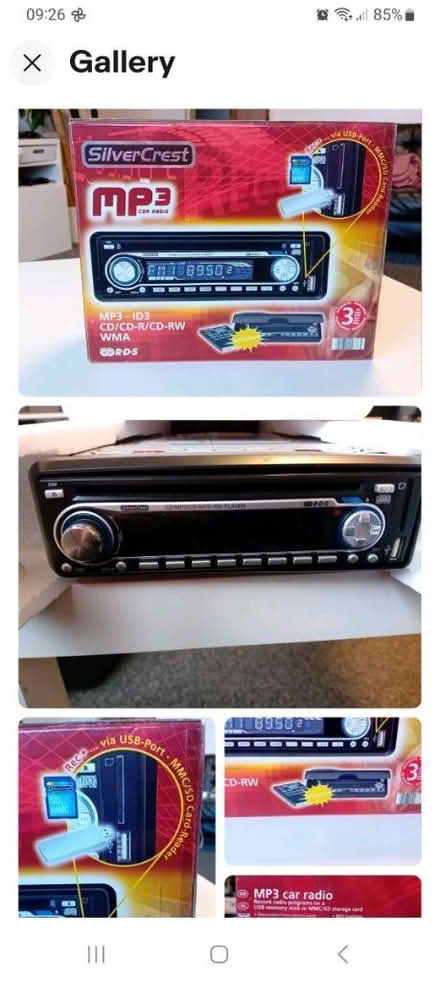 Photo of free Silvercrest MP3/CD Car Radio (Aberdeen AB12) #1