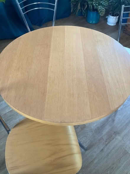 Photo of free Small kitchen table and 3 chairs. (Bunbury CW6) #2