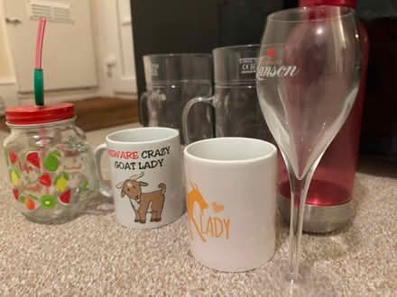 Photo of free Mugs, glasses, bottle etc (Fairfield LA1) #1