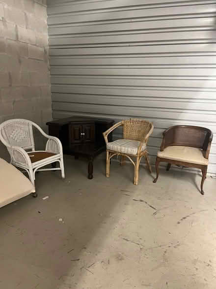 Photo of free Single bed and frame, rattan (Public Storage west Palm 33411) #3