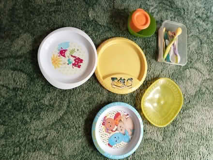 Photo of free Assorted plastic plates and cutlery (Pedmore DY9) #1