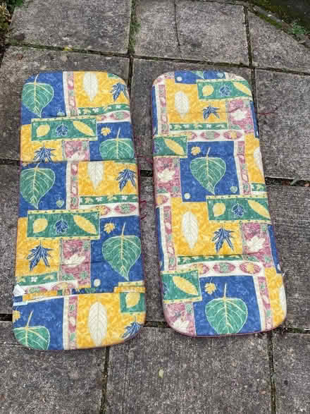 Photo of free Two garden chair cushions (Headington OX3) #1